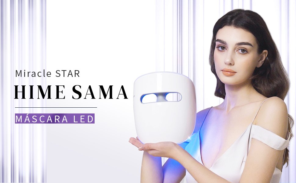 máscara facial led Hime Sama Miracle STAR