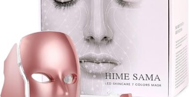 máscara led facial Hime Sama 7 colores cara y cuello