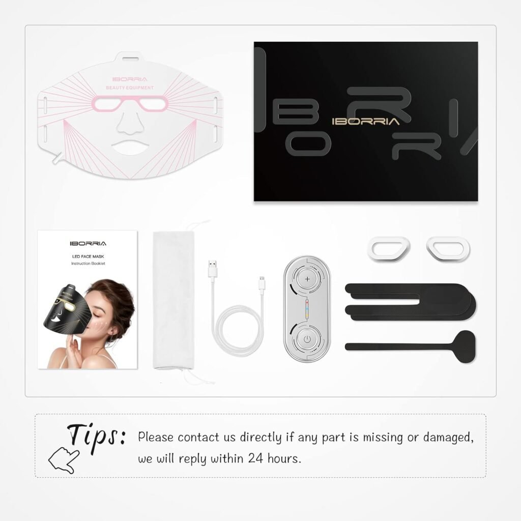 mascara led facial iborria